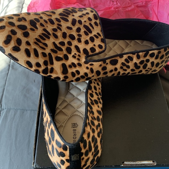 Birdies 11 The Starling Cheetah Calf Hair Print Shoes - Picture 3 of 4